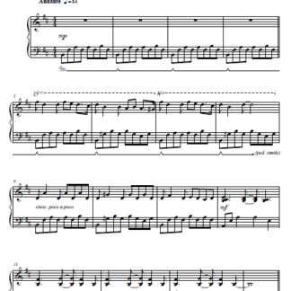 Peaks of Red Sheet Music PDF Instant Download