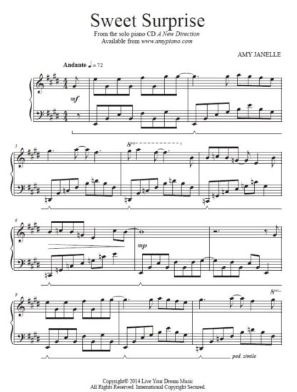 Sweet Surprise Sheet Music PDF Download