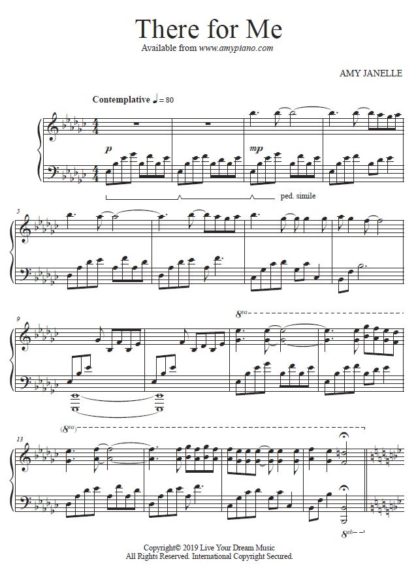 There For Me (Dad's Song) - Sheet Music PDF Download